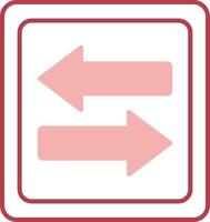 solid two color icon vector