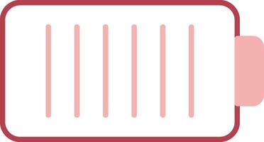 Battery Solid Two Color Icon vector