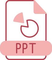 Ppt Solid Two Color Icon vector