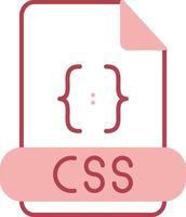 Css Solid Two Color Icon vector