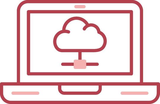 Computing Solid Two Color Icon vector