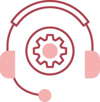 sólido dos color icono vector