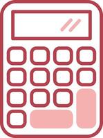 solid two color icon vector