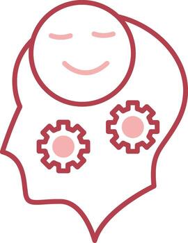 solid two color icon vector