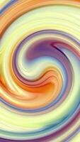 Vertical video - bright colorful swirling liquid motion paint background. This trippy psychedelic swirl pattern background is full HD and a seamless loop.