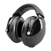 AI generated Black Headphone on Transparent background - Ai Generated png