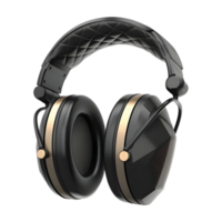 AI generated Black Headphone on Transparent background - Ai Generated png