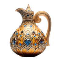 AI generated Traditionally Jar on Transparent background - Ai Generated png
