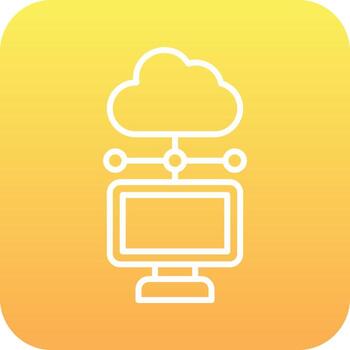 Cloud Computing Vector Icon