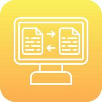 File Transfer Vector Icon