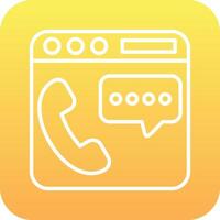 Phone Chat Vector Icon