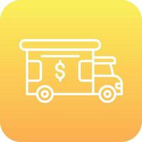 Bank Truck Vector Icon