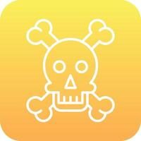 Skull And Bones Vector Icon