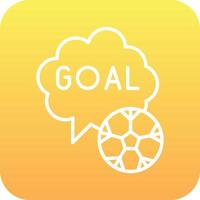 Goal Vector Icon