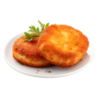 ai genererad kyckling nuggets på transparent bakgrund - ai genererad png