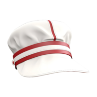 ai generato capocuoco uniforme cappello su trasparente sfondo - ai generato png