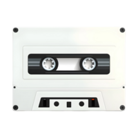 ai généré vieux cassette sur transparent Contexte - ai généré png