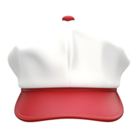 ai generado cocinero uniforme sombrero en transparente antecedentes - ai generado png