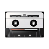 ai généré vieux cassette sur transparent Contexte - ai généré png