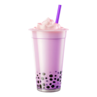 AI generated Boba Milk Tea on Transparent background - Ai Generated png