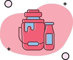 Milk Slipped Icon vector