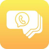 Watsapp Chat Vector Icon