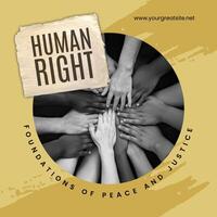 Human Right Foundation Instagram Post template