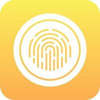 Fingerprint Vector Icon