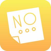 Say No Vector Icon