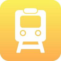 icono de vector de tren