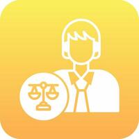 Lawyer Vector Icon