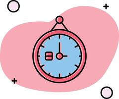 reloj resbaló icono vector