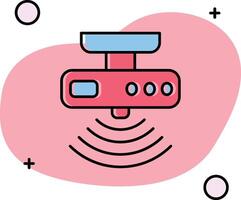 Motion sensor Slipped Icon vector