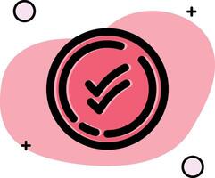 Double check Slipped Icon vector