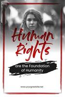 Human Right Foundation Pinterest Graphic template