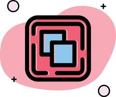 Drag and drop Slipped Icon vector