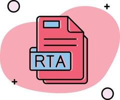 Rta Slipped Icon vector