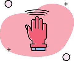 Drag Window Slipped Icon vector