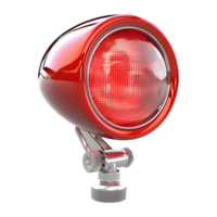 AI generated 3D Rendering of a Red Light on Transparent Background - Ai Generated png