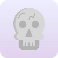 icono de vector de calavera