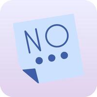 Say No Vector Icon