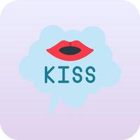 Kiss Vector Icon