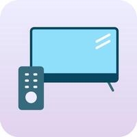 icono de vector de pantalla de tv