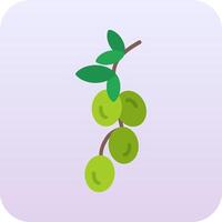 aceituna vector icono