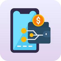 Digital Wallet Vector Icon