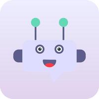 Robot Chat Vector Icon