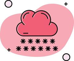 Snowy Slipped Icon vector