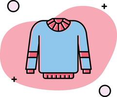Sweater Slipped Icon vector