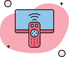 Remote Slipped Icon vector