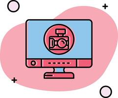 Camera Slipped Icon vector